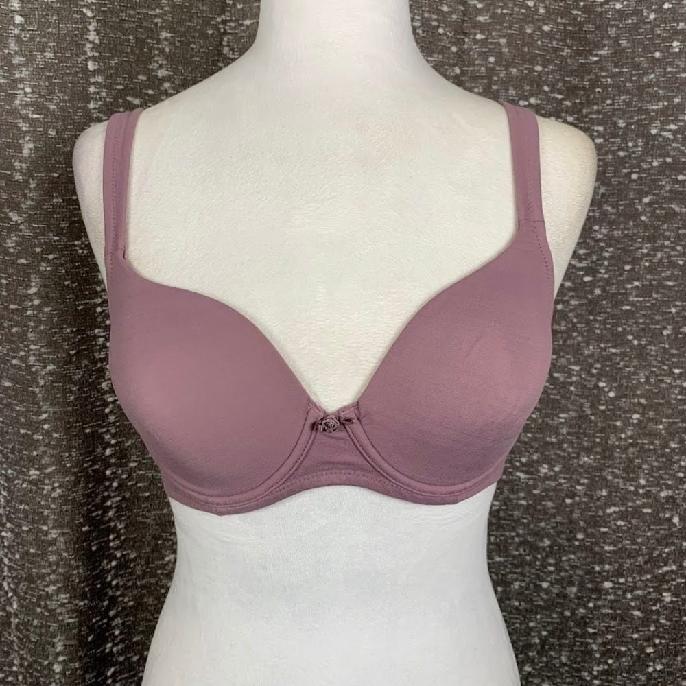 Victoria's Secret Mauve Pink Underwire T-Shirt Bra Women's 34C
